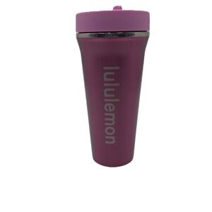 Lululemon‎ Back to Life Tumbler 24 oz Straw Dahlia Mauve Pink